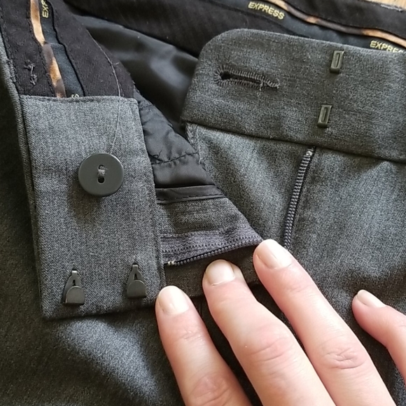 Express Editor Dress Pant, Grey - Picture 6 of 7